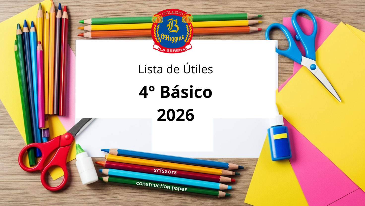 Lista de Útiles Pre-Kinder y Kinder 2025