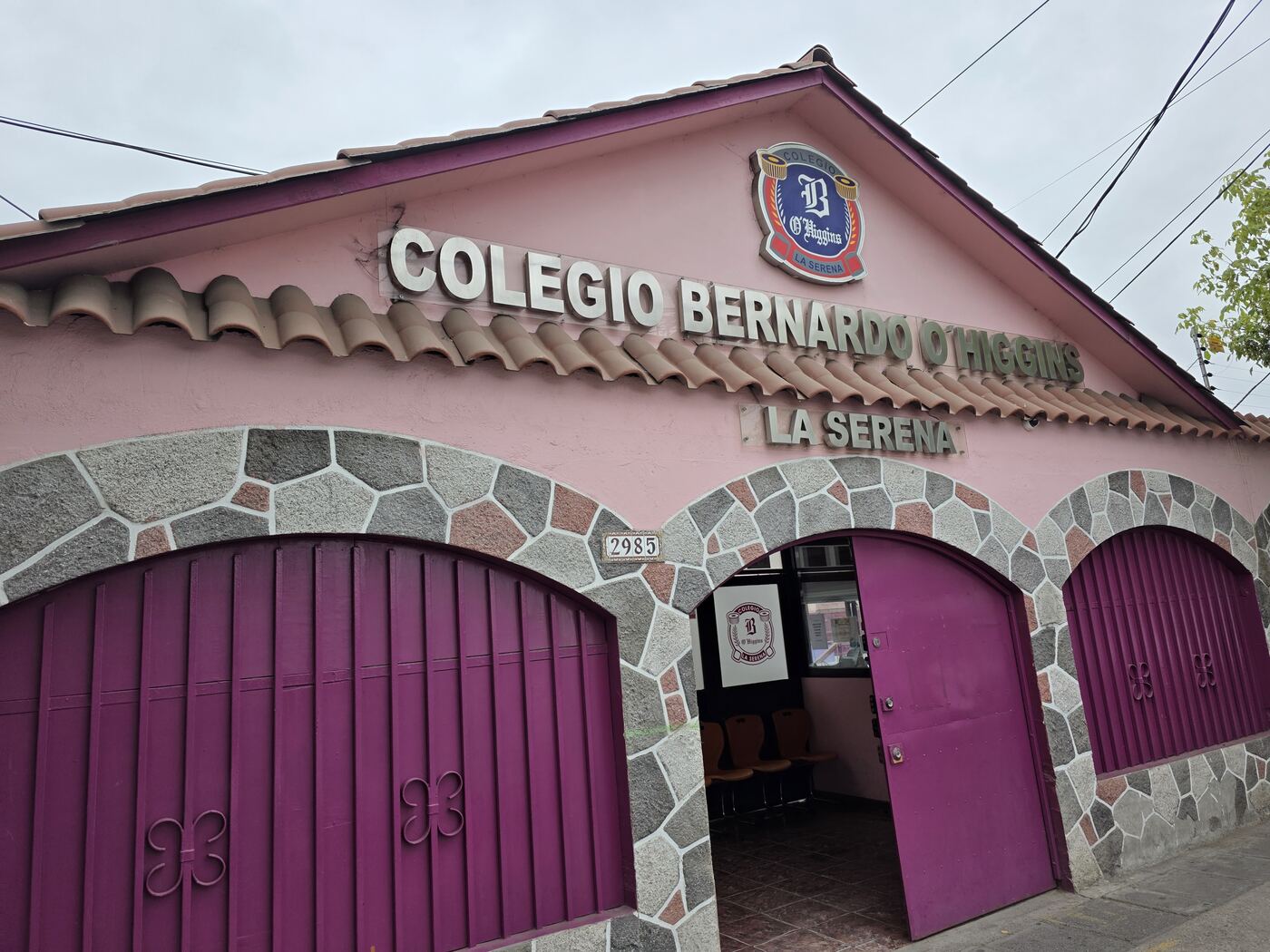 Fachada del Colegio Bernardo O'Higgins de La Serena